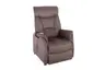 TV-Sessel MALEK - Relaxfunktion, Stoff, Braun