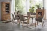 Highboard Cartago Soft - Astbuche massiv, natur geölt