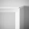 Wohnwand Edge - BHT ca. 360x185x42 cm, Lack, Weiß