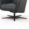 Sessel Noto Relax II - Rückenlehne verstellbar, Leder, schwarz