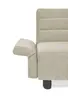 Faltsofa Easy - 2-Sitzer, ca. 140 cm inkl. Schlaffunktion/Armlehne verstellbar, Stoff, Taupe