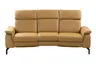 Sofa - 3-Sitzer, Leder, Senfgelb