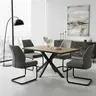Freischwinger - Stoff, Vintage Anthrazit