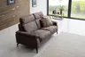 Sofa - 2,5-Sitzer, Stoff, Dunkelbraun