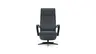 Relaxsessel Girona - Relaxfunktion (motorisch), Leder, Graphit