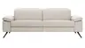 Sofa Rafaela 2.0 - 3-Sitzer inkl. Kopfteil verstellbar, Stoff, Champagner