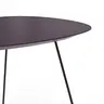 Ecktisch Fano - LBH ca. 59x50x50 cm, Fenix, Aubergine