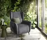 TV-Sessel - Relaxfunktion, Stoff, Dunkelgrau