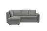 Ecksofa PRO FLEXX - Ecke links, 2-Sitzer, Stoff, Grau