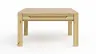 Couchtisch Amora - LBH ca. 80x80x45 cm, Wildeiche massiv bianco