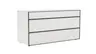 Kommode Loretto - BHT ca. 135x70x53 cm, Lack matt, Weiß