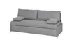 Sofa - 2-Sitzer, Schlaffunktion, Stoff, Grau