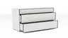 Kommode Loretto - BHT ca. 135x70x53 cm, Lack matt, Weiß