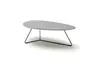 Couchtisch Fano - LBH ca. 121x75x38 cm, HPL Laminat, Kiesel