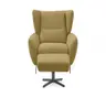 Hocker EILA - Stoff, Senfgelb