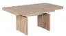 Couchtisch - ausziehbar/höhenverstellbar, LBH. ca. 110x68x53 cm, Wildeiche