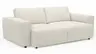Bigsofa Lilaia - 3-Sitzer Tief, Stoff, Creme