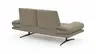 Sofa Lucero - 2,5-Sitzer, Leder, Taupe