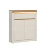 Schuhschrank - mit Beleuchtung, B ca. 94 cm, Kaschmir, Stone Eiche Nachbildung