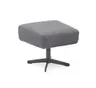 Hocker EILA - Stoff, Dunkelgrau