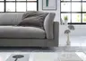 Ecksofa Aprino 3 - Ecke links mit 2,5-Sitzer, Stoff, Grau