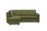 Ecksofa PRO FLEXX - Ecke links, 2-Sitzer, Stoff, Olive