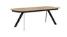 Esstisch Dinner - ausziehbar, LB ca. 220x100 cm, Eiche massiv