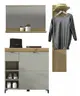 Garderobe - Kaschmir, Artisan Eiche Nachbildung