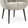 Sessel Sevano - Leder, Offwhite