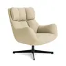 Sessel Erya - drehbar, Stoff, Beige