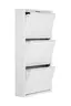 Schuhschrank - B ca. 50 cm, Weiß