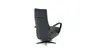 Relaxsessel Girona - Relaxfunktion (motorisch), Leder, Graphit