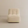 Drehsessel Anton - drehbar, Stoff, Beige