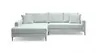 Ecksofa- Ecke links, 3-Sitzer, Stoff, Mint