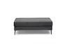 Megahocker - LB. ca. 140x80, Stoff, Anthrazit