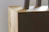 Highboard Mileto - BHT ca. 136x118x35 cm, MDF Steingrau, Naturdesign