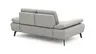Sofa Theodor – 2-Sitzer inkl. Armlehne/Sitztiefe verstellbar, Stoff, Beige