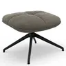 Hocker Unn - Stoff, Taupe