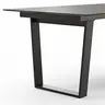Esstisch Dinner - LB ca. 180x95 cm, Kunststoff, Dunkelgrau