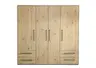 Drehtürenschrank FATHIE- B ca. 206 cm, Eiche Dekor