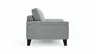 Sofa Oviedo - 2-Sitzer, keine Funktionen, Flachgewebe, Hellgrau