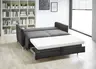 Sofa - Schlaffunktion, Stoff, Schwarz