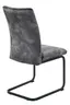 Freischwinger - Stoff, Vintage Anthrazit