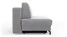 Schlafsofa Salema - 3-Sitzer mit Schlaffunktion (Liegefläche ca. 150x200cm), Stoff, Hellgrau