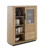Highboard - B ca. 98 cm, Wildeiche massiv geölt