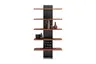 Wandboard Venzone - BHT  108x210x25 cm, Anthrazit, Campari