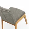 Stuhl Flore 2 - Stoff, Steingrau