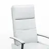 TV-Sessel Lima - Größe M, Relaxfunktion motorisch, Leder, Eisblau