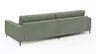Ecksofa Solero 2.0 - Longchair groß mit 1,5-Sitzer rechts, Stoff, Olivgrün