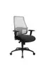 Bürodrehstuhl Ergo Work 95 - Stoff, Grau